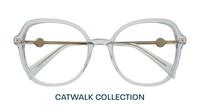 Crystal Clear Scout Katalina Oval Glasses - Flat-lay