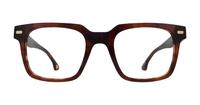 Horn Brown Orange Scout Kavon Square Glasses - Front