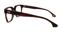 Horn Brown Orange Scout Kavon Square Glasses - Side