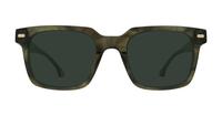 Horn Khaki Green Scout Kavon Square Glasses - Sun