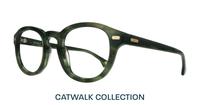 Horn Green Scout Keanu Round Glasses - Angle