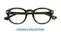 Horn Green Scout Keanu Round Glasses - Flat-lay