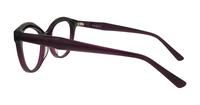 Translucent Purple Scout Kelly Wayfarer Glasses - Side