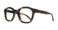 Havana Scout Kendal Rectangle Glasses - Angle