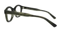 Horn Khaki Green Scout Kendal Rectangle Glasses - Side