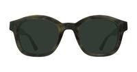 Horn Khaki Green Scout Kendal Rectangle Glasses - Sun