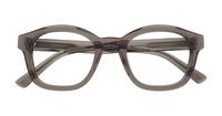 Translucent Brown Scout Kendal Rectangle Glasses - Flat-lay