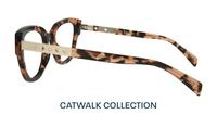 Havana Scout Kenzie Wayfarer Glasses - Side