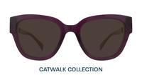 Translucent Dark Purple Scout Kenzie Wayfarer Glasses - Sun