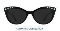 Black Scout Khloe Cat-eye Glasses - Sun