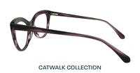 Horn Purple Scout Khloe Cat-eye Glasses - Side