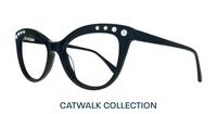 Navy Blue Scout Khloe Cat-eye Glasses - Angle