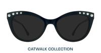 Navy Blue Scout Khloe Cat-eye Glasses - Sun