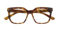 Honey Havana Scout Kiki Rectangle Glasses - Flat-lay