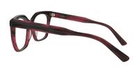 Horn Raspberry Pink Scout Kiki Rectangle Glasses - Side