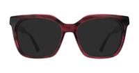 Horn Raspberry Pink Scout Kiki Rectangle Glasses - Sun