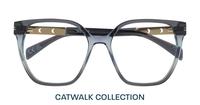 Gradient Blue Scout Kim Wayfarer Glasses - Flat-lay