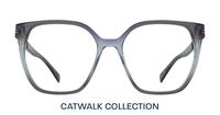 Gradient Blue Scout Kim Wayfarer Glasses - Front