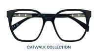 Navy Blue Scout Kim Wayfarer Glasses - Flat-lay