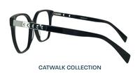 Navy Blue Scout Kim Wayfarer Glasses - Side