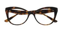 Havana Scout Kirstie Cat-eye Glasses - Flat-lay