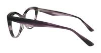 Horn Purple Scout Kirstie Cat-eye Glasses - Side