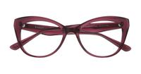 Raspberry/Pink Scout Kirstie Cat-eye Glasses - Flat-lay