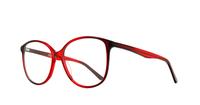 Red Scout Madison Round Glasses - Angle