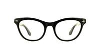 Black/Crystal Scout Marilyn Cat-eye Glasses - Front