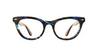 Lilac Blue Scout Marilyn Cat-eye Glasses - Front