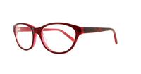 Red Scout Phoenix Cat-eye Glasses - Angle