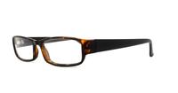 Dark Tortoise Scout Reeve Rectangle Glasses - Angle