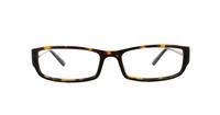 Dark Tortoise Scout Reeve Rectangle Glasses - Front