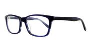 Blue Scout Siren Rectangle Glasses - Angle