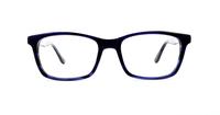 Blue Scout Siren Rectangle Glasses - Front