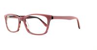 Pink Scout Siren-1 Rectangle Glasses - Angle
