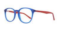 Blue/Orange Scout Vincent 2 Round Glasses - Angle