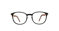 Black/red Scout Vincent Round Glasses - Front