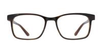 Olive Storm S582 Square Glasses - Front