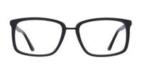 Black storm S595 Rectangle Glasses - Front