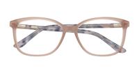 Beige Storm S598 Oval Glasses - Flat-lay