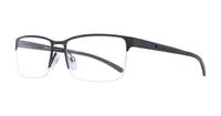 Dark Gunmetal Storm S610 Rectangle Glasses - Angle