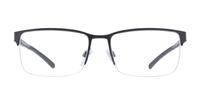 Dark Gunmetal Storm S610 Rectangle Glasses - Front