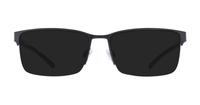 Dark Gunmetal Storm S610 Rectangle Glasses - Sun