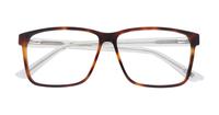 Tortoise Storm S619 Rectangle Glasses - Flat-lay