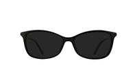 Shiny Black Swarovski SK5239/V Oval Glasses - Sun