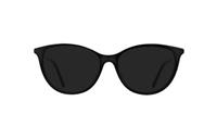 Shiny Black Swarovski SK5240/V Round Glasses - Sun