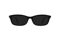 Shiny Black Swarovski SK5241/V Oval Glasses - Sun