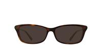Dark Havana Swarovski SK5243/V Oval Glasses - Sun