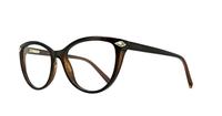 Shiny Brown Swarovski SK5245/V Oval Glasses - Angle